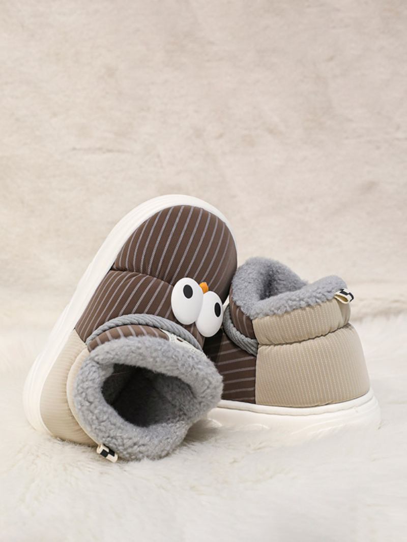 Sapatos Masculinos Populares Com Estampa Animal Em Couro Pu - Castanho Café