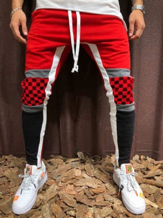 Calça Masculina Chique Natural Cintura Cônica Fit Vermelha