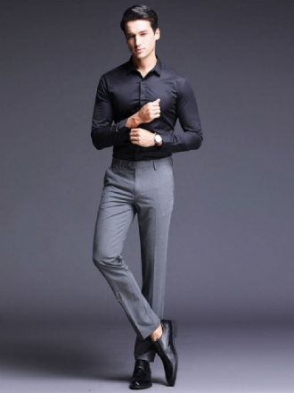 Calça Social Masculina Cinza
