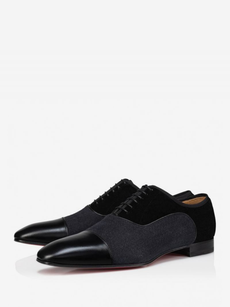 Sapatos Mocassins Masculinos Bico Redondo Couro Pu Baile Casamento Oxford